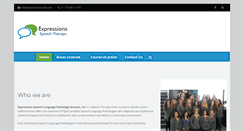 Desktop Screenshot of expressions-slp.com